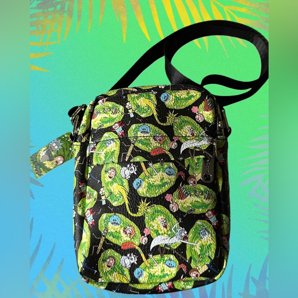 Rick and Morty (Adult Swim) by Buckle-Down Crossbody/Shoulder Bag  NWT
